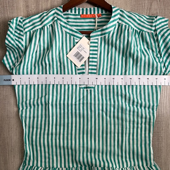 Oliphant Roll Sleeve Striped Dress - Picture 10 of 11